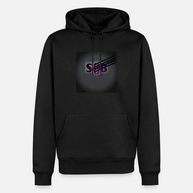 20220903 204801 - Sweat à capuche Premium bio Homme - noir