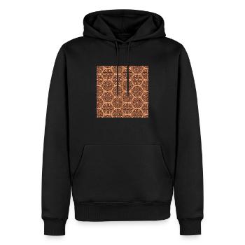 Modèle chinois - Sweat à capuche Premium bio Homme - noir - Devant - Nico (187cm)