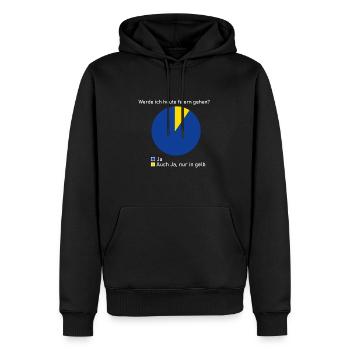 Feiern Party Geschenk Geschenkidee Alkoholkonsum - Männer Premium Bio Hoodie - Schwarz - Vorne - Nico (187cm)
