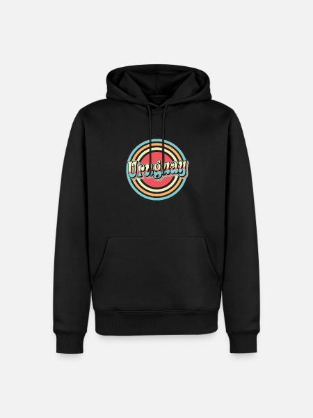 Millésime Uruguay - Sweat à capuche Premium bio Homme - noir