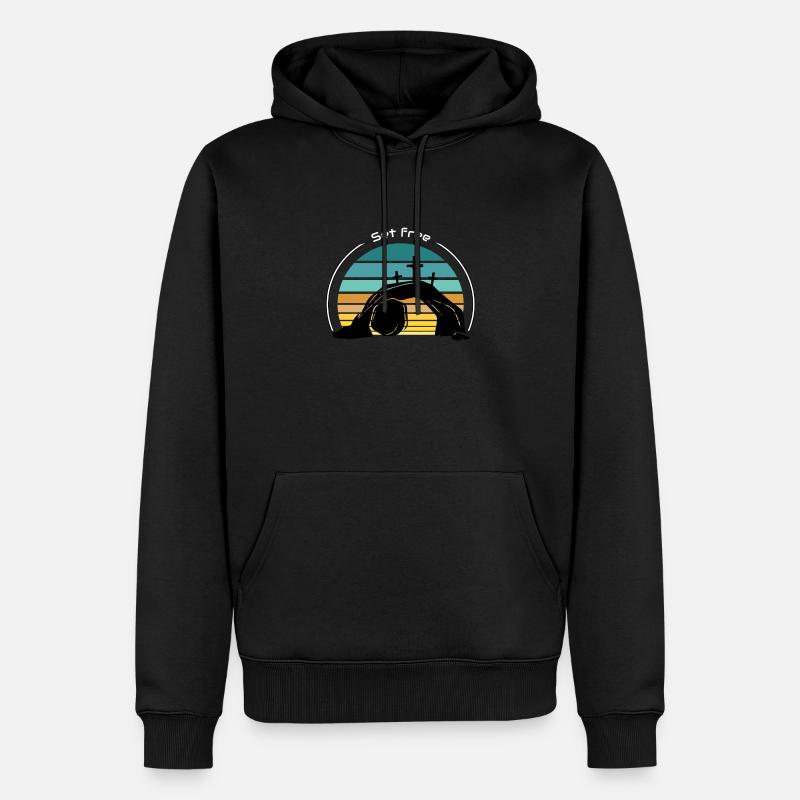 Libérer - Sweat à capuche Premium bio Homme - noir