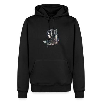 Anime No19 - Männer Premium Bio Hoodie - Schwarz - Vorne - Nico (187cm)