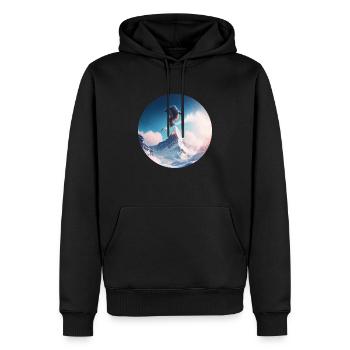 Snowboarding - Männer Premium Bio Hoodie - Schwarz - Vorne - Nico (187cm)