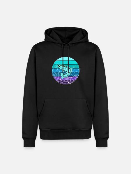 Spring fish - Men’s Premium Organic Hoodie - black