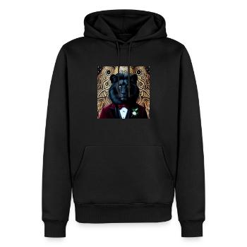 Guardian of the Leo Constellation - Men’s Premium Organic Hoodie - black - Front - Nico (187cm)