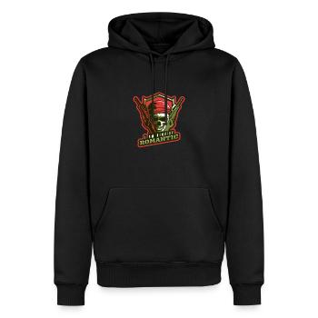 I am kind of romantic - Men’s Premium Organic Hoodie - black - Front - Nico (187cm)