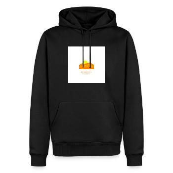 Sonnenschein bitte - Männer Premium Bio Hoodie - Schwarz - Vorne - Nico (187cm)