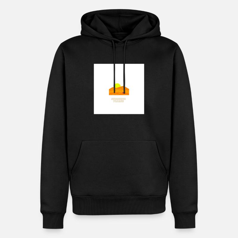Sunshine Please - Sweat à capuche Premium bio Homme - noir