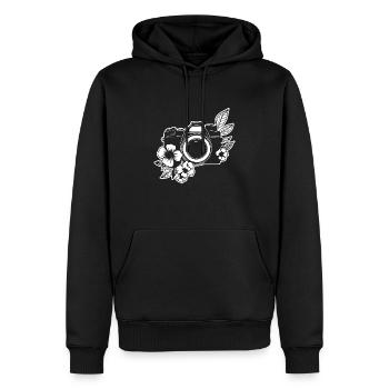 Fotograf Fotografieren Fotografie Kamera - Männer Premium Bio Hoodie - Schwarz - Vorne - Nico (187cm)