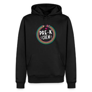 Pre k Crew Happy First Day of School Preschool - Men’s Premium Organic Hoodie - black - Front - Nico (187cm)