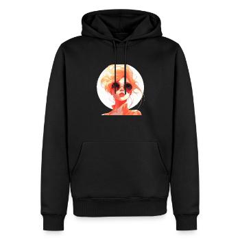 Sun Women #6 - Men’s Premium Organic Hoodie - black - Front - Nico (187cm)