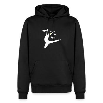 Valencianische Tänzerin - Männer Premium Bio Hoodie - Schwarz - Vorne - Nico (187cm)