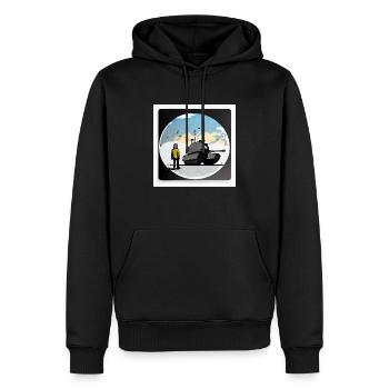 Skybound Tank Warrior - Sweat à capuche Premium bio Homme - noir - Devant - Nico (187cm)