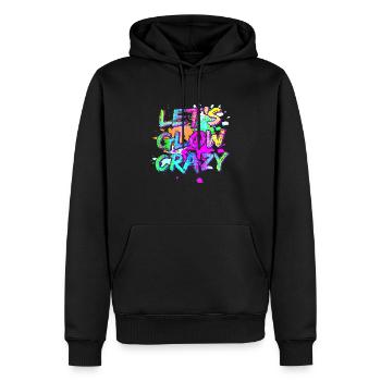 Été surf croatie plage paradis ambiance de fête États-Unis - Sweat à capuche Premium bio Homme - noir - Devant - Nico (187cm)