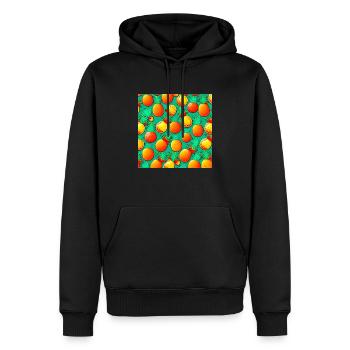 Ananas-Paradies - Männer Premium Bio Hoodie - Schwarz - Vorne - Nico (187cm)