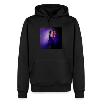 Einfach machen! - Männer Premium Bio Hoodie - Schwarz - Vorne - Nico (187cm)