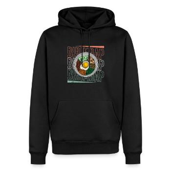 Bibimbap Asie Nourriture Kimchi Corée Culture - Sweat à capuche Premium bio Homme - noir - Devant - Nico (187cm)