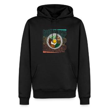 Bibimbap Asie Nourriture Kimchi Corée Culture - Sweat à capuche Premium bio Homme - noir - Devant - Nico (187cm)