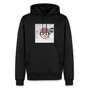 1694974380737 JPEG - Männer Premium Bio Hoodie - Schwarz - Vorne - Nico (187cm)