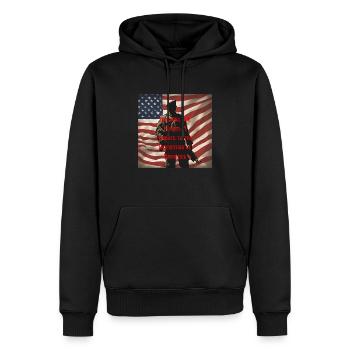 Veteranen, Veteranen, Waffenstillstand. - Männer Premium Bio Hoodie - Schwarz - Vorne - Nico (187cm)