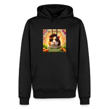 Meerschwein-Magic - Männer Premium Bio Hoodie - Schwarz - Vorne - Nico (187cm)