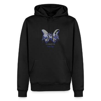 Schmetterlingsliebhaber Retro Cool Instant Connection - Männer Premium Bio Hoodie - Schwarz - Vorne - Nico (187cm)