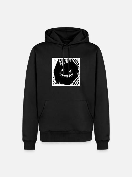 joker clown - Männer Premium Bio Hoodie - Schwarz