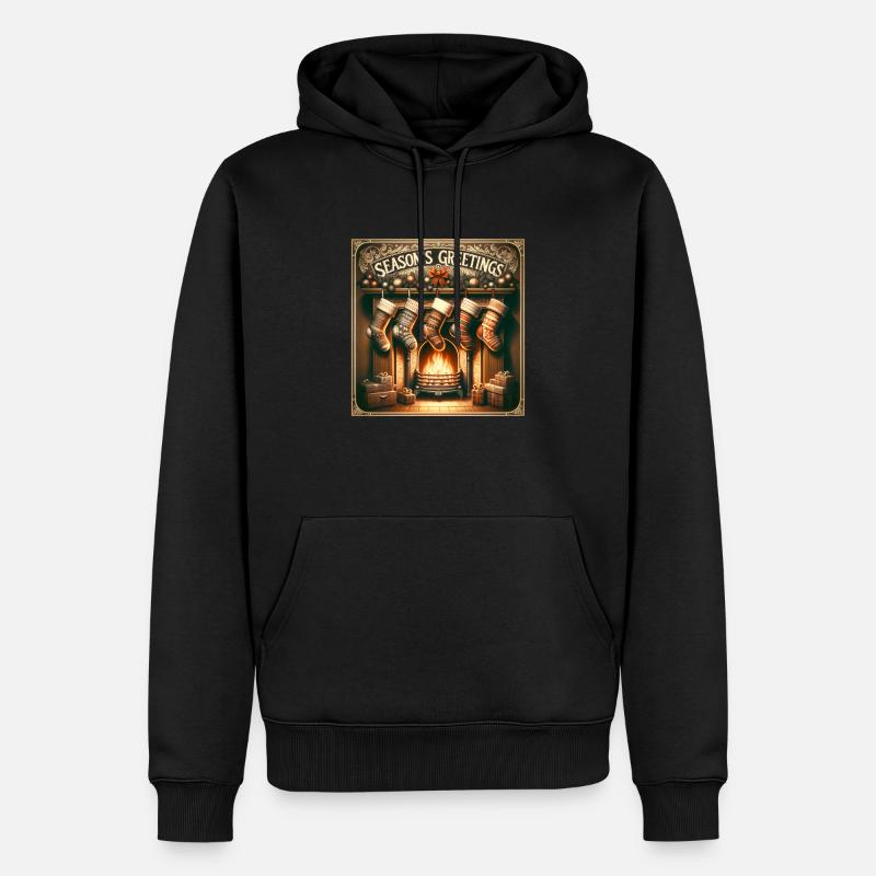 Joyeux Noël - Sweat à capuche Premium bio Homme - noir