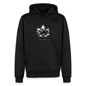 Maple Leafs Dream - Men’s Premium Organic Hoodie - black - Front - Nico (187cm)