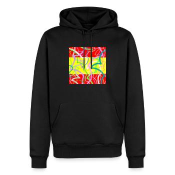 Herzlichen Glückwunsch 2.024 aus Spanien! - Männer Premium Bio Hoodie - Schwarz - Vorne - Nico (187cm)