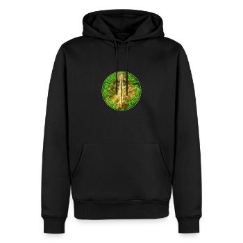 No Farmers no future - No future without farmers - Men’s Premium Organic Hoodie - black - Front - Nico (187cm)