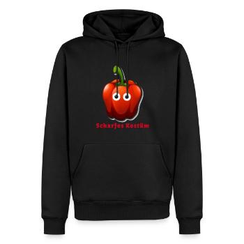 Scharfes kostüm,kostüm, habanero,chilli - Männer Premium Bio Hoodie - Schwarz - Vorne - Nico (187cm)