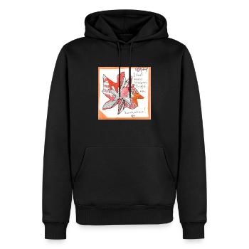 Wirrwarr 27 - Männer Premium Bio Hoodie - Schwarz - Vorne - Nico (187cm)