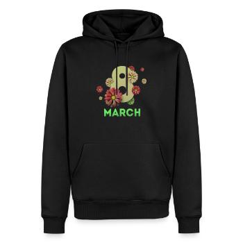 Women's Power 8. März GirlPower Weiblicher Feminismus - Männer Premium Bio Hoodie - Schwarz - Vorne - Nico (187cm)