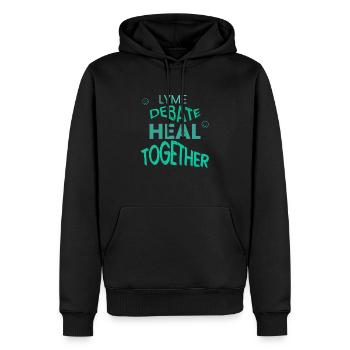 Healing Debates Lyme Debunking Controversial - Männer Premium Bio Hoodie - Schwarz - Vorne - Nico (187cm)