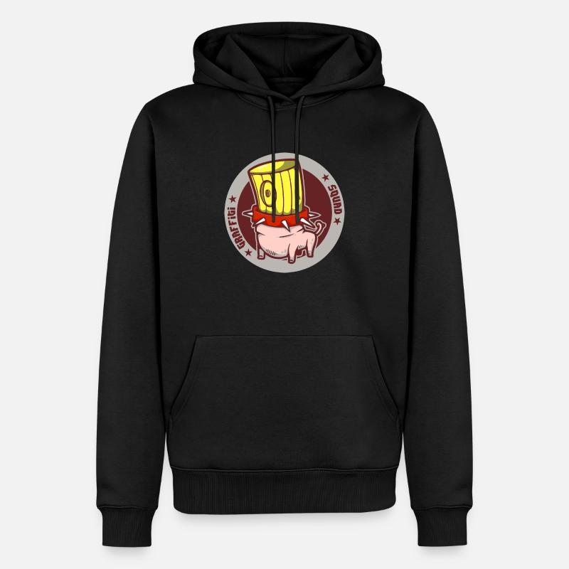 Graffiti-Trupp 4 - Männer Premium Bio Hoodie - Schwarz