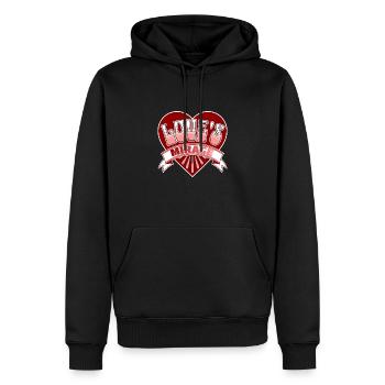 Couple Partners Engagement Wedding Valentine Lover - Männer Premium Bio Hoodie - Schwarz - Vorne - Nico (187cm)