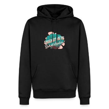 Shellfish Oyster Pearl Seafood Scallop Lover Food - Männer Premium Bio Hoodie - Schwarz - Vorne - Nico (187cm)