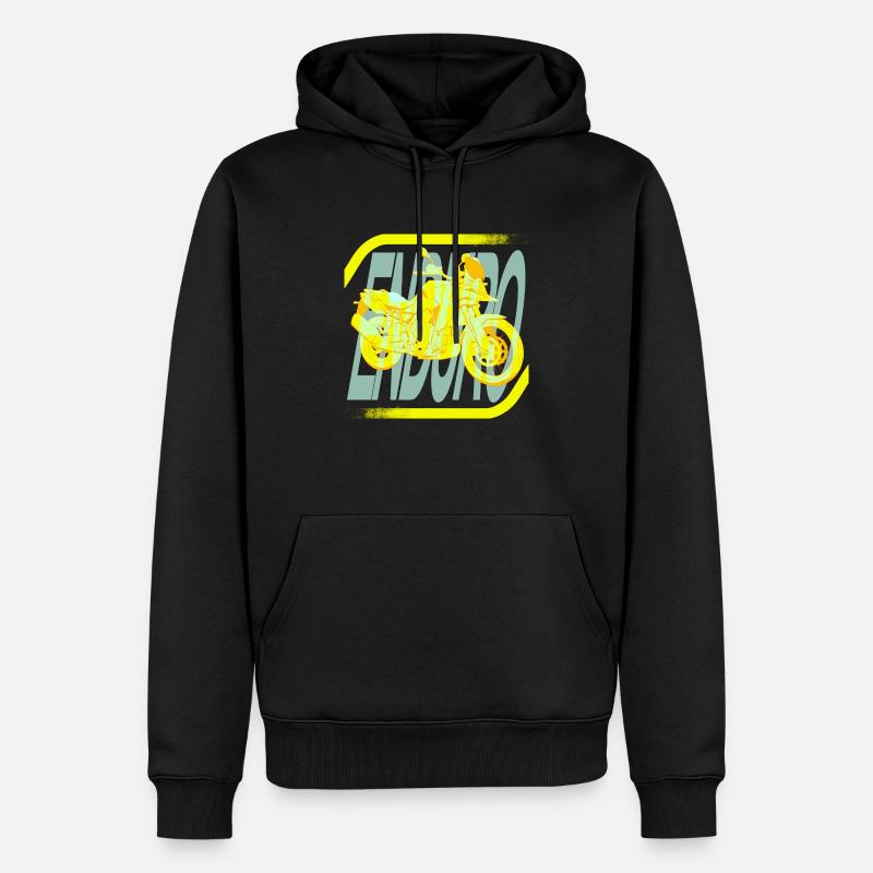 XThunder Enduro - Männer Premium Bio Hoodie - Schwarz