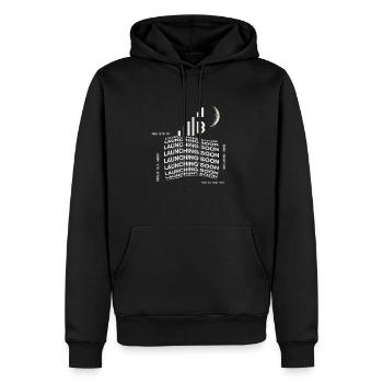 Crypto Summer: The Heat is On - Men’s Premium Organic Hoodie - black - Front - Nico (187cm)