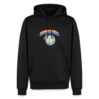 Sommerstimmung & wedelnde Schwänze - Männer Premium Bio Hoodie - Schwarz - Vorne - Nico (187cm)