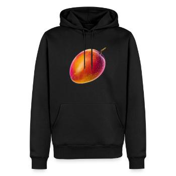 Mangue Vaporwave - Sweat à capuche Premium bio Homme - noir - Devant - Nico (187cm)