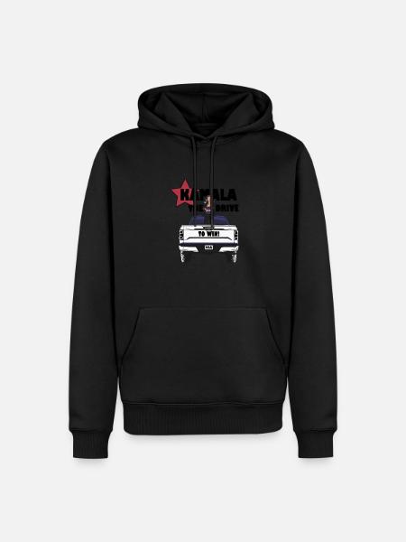 Kamala, der Weg zum Sieg - Männer Premium Bio Hoodie - Schwarz