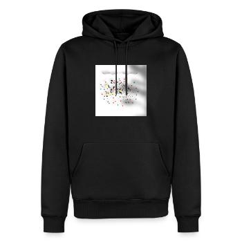 Tagtraum - Männer Premium Bio Hoodie - Schwarz - Vorne - Nico (187cm)