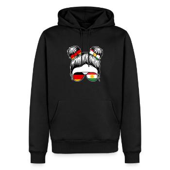 Kurds Germany Kurdistan - Men’s Premium Organic Hoodie - black - Front - Nico (187cm)