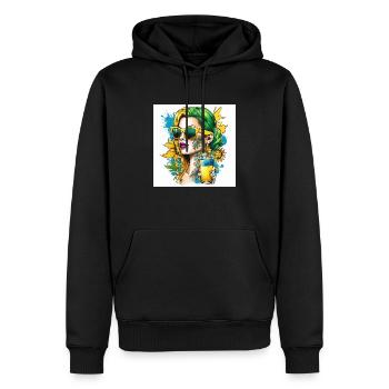 LEMONADE - Männer Premium Bio Hoodie - Schwarz - Vorne - Nico (187cm)