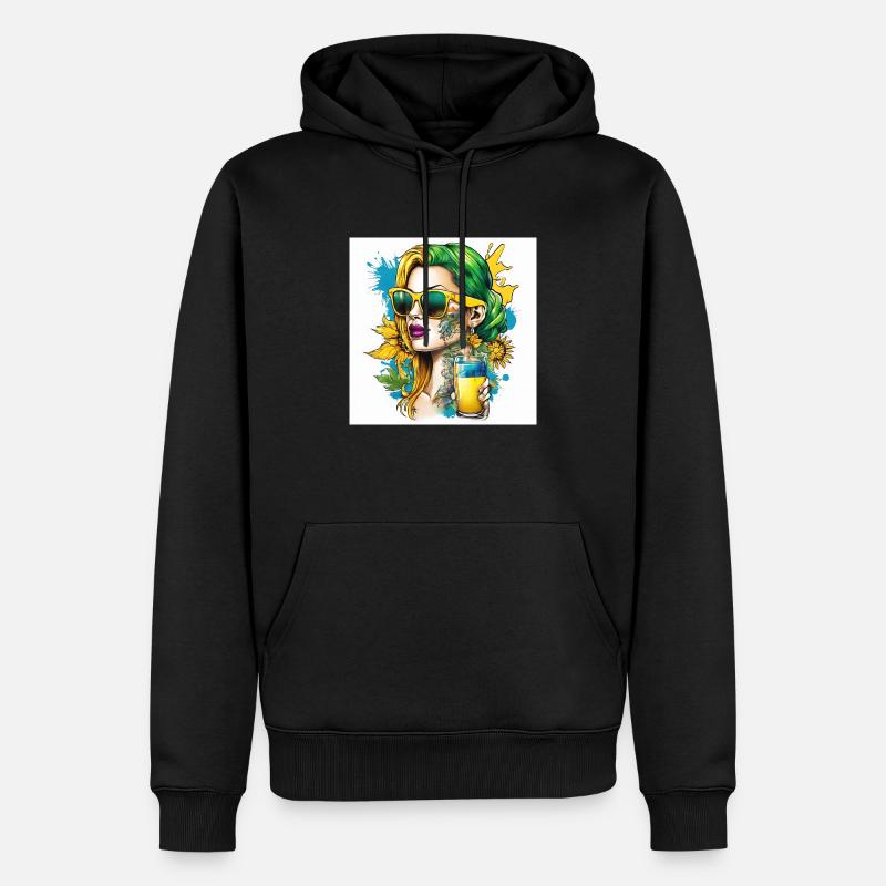 LEMONADE - Männer Premium Bio Hoodie - Schwarz