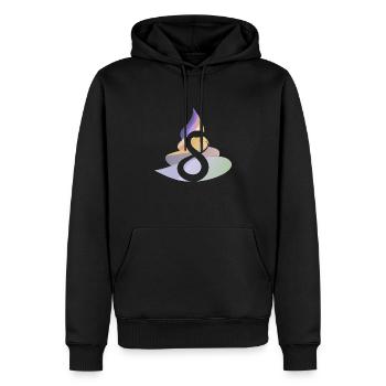 Snake Snake species Snake eye - Men’s Premium Organic Hoodie - black - Front - Nico (187cm)