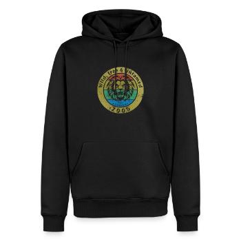 20. Geburtstag Wild, libre et indompté depuis 02/2005 - Sweat à capuche Premium bio Homme - noir - Devant - Nico (187cm)