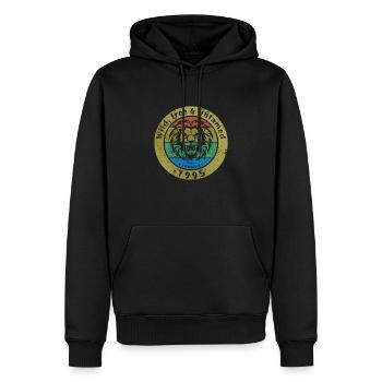 30. Geburtstag Wild, free & untamed since 02/1995 - Men’s Premium Organic Hoodie - black - Front - Nico (187cm)